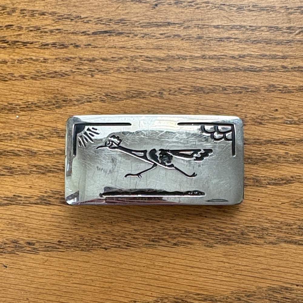 Vintage Road Runner Belt Buckle